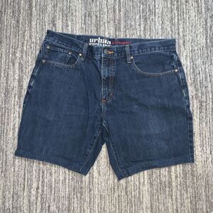 Vintage Y2K Urban Pipeline Men's 36x30‎ Blue Jean Shorts Jorts 8" Inseam